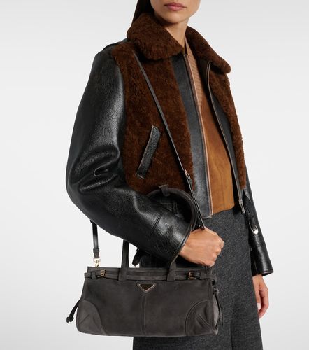 Bonnie Medium suede shoulder bag - Prada - Modalova