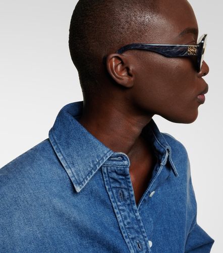 Gafas de sol oversized con anagrama - Loewe - Modalova