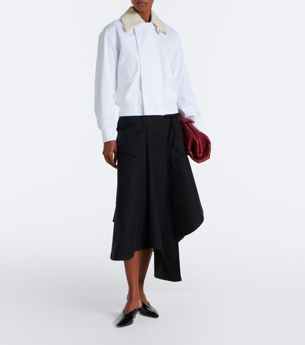 Giacca blouson in cotone - Bottega Veneta - Modalova