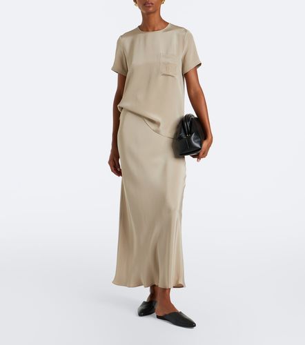 Max Mara Logo silk top - Max Mara - Modalova