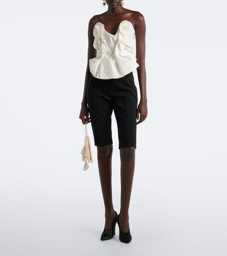 Top bustier in cotone e seta - Magda Butrym - Modalova