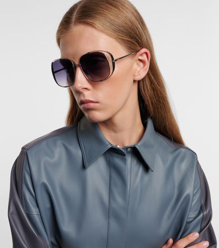 Gafas de sol cuadradas con aberturas - Loewe - Modalova
