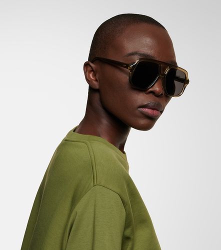 Occhiali da sole aviator con logo - Loewe - Modalova