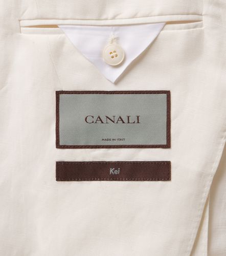Canali Blazer Kei in lino e seta - Canali - Modalova