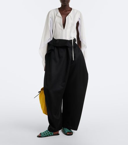 Top de algodón drapeado - JW Anderson - Modalova