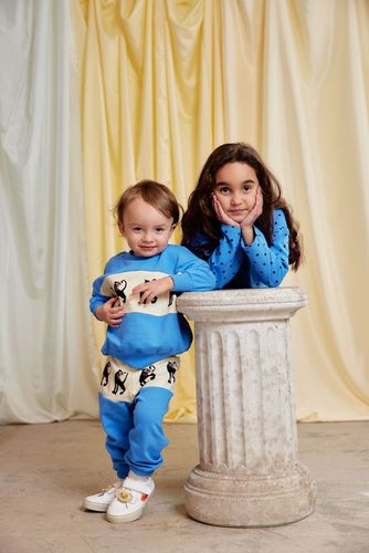 Sudadera de jersey de algodón estampada - Mini Rodini - Modalova