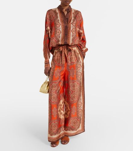 Camicia Mahon in seta con stampa - Zimmermann - Modalova