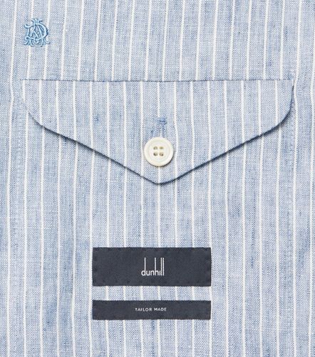 Blazer in misto lino a righe - Dunhill - Modalova