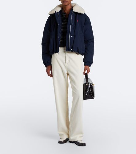 Teddy-trimmed technical down jacket - Polo Ralph Lauren - Modalova