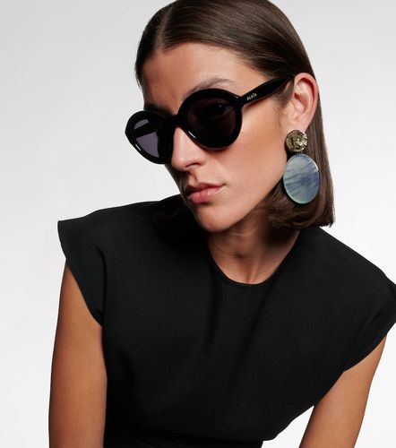 Alaïa Gafas de sol redondas Lettering Logo - Alaia - Modalova