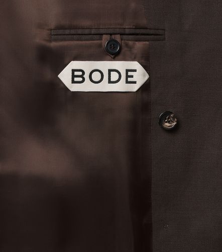 Bode Blazer cruzado de lino - Bode - Modalova