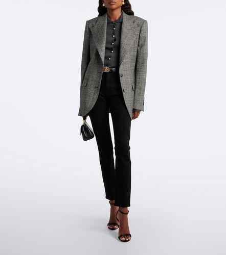 Virgin wool tweed blazer - Dolce&Gabbana - Modalova