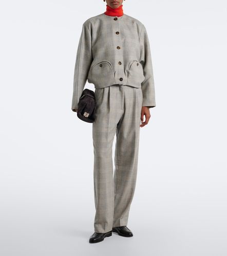 Altai checked wool, silk, and cashmere jacket - Blaze Milano - Modalova