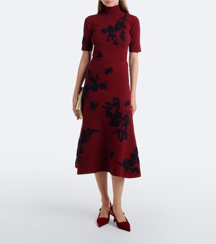 Pullover a collo alto in jacquard floreale - Erdem - Modalova