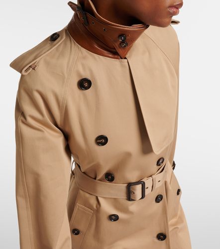 Chloé Trench con capa de gabardina de algodón - Chloe - Modalova