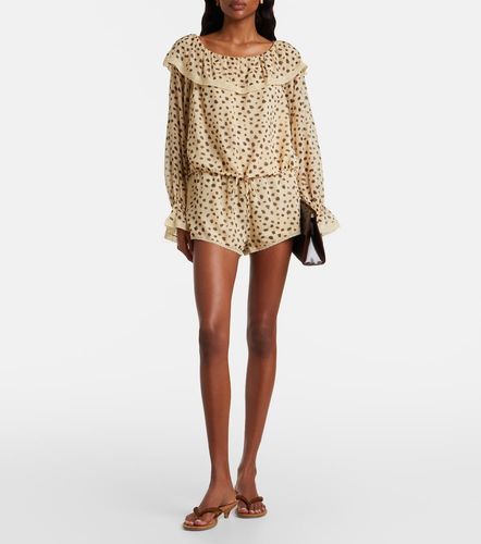 Blusa Priscilla de seda estampada - Posse - Modalova