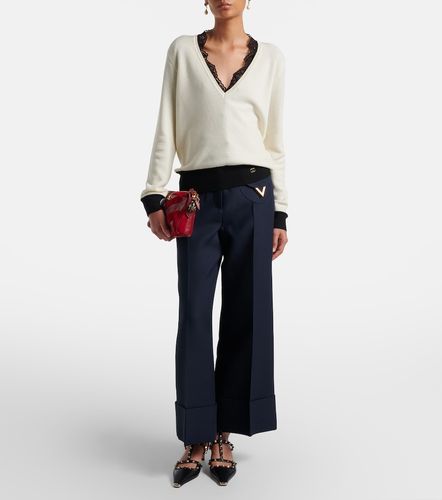 Valentino VLogo wool-blend sweater - Valentino - Modalova