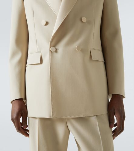 Double-breasted wool tuxedo jacket - Saint Laurent - Modalova