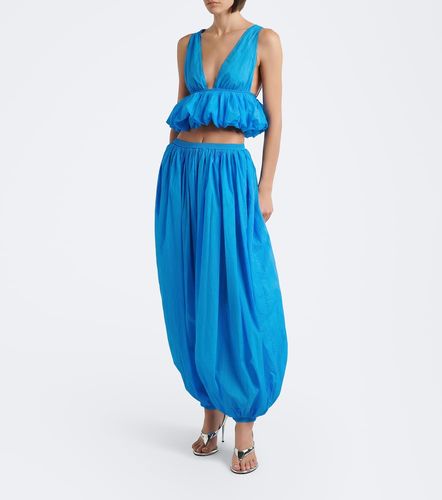 Alaïa Top cropped con ruches - Alaia - Modalova