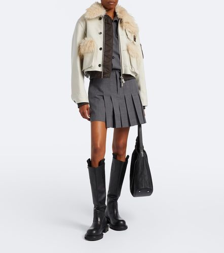 Sacai Giacca blouson in lana - Sacai - Modalova