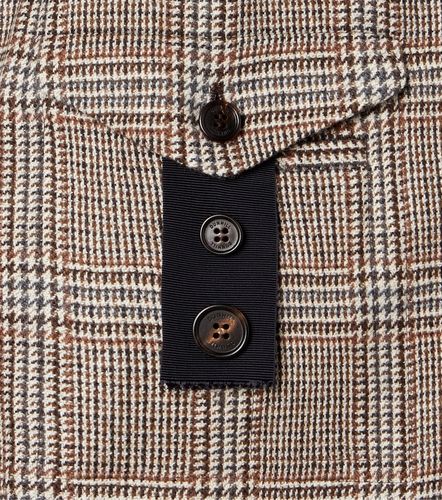 Checked wool and cashmere blazer - Dunhill - Modalova