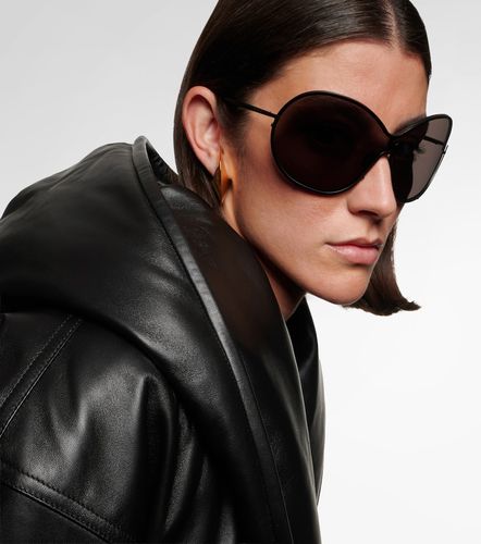 Alaïa Gafas de sol oversized Lettering Logo - Alaia - Modalova