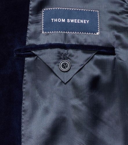 Blazer en terciopelo de algodón - Thom Sweeney - Modalova