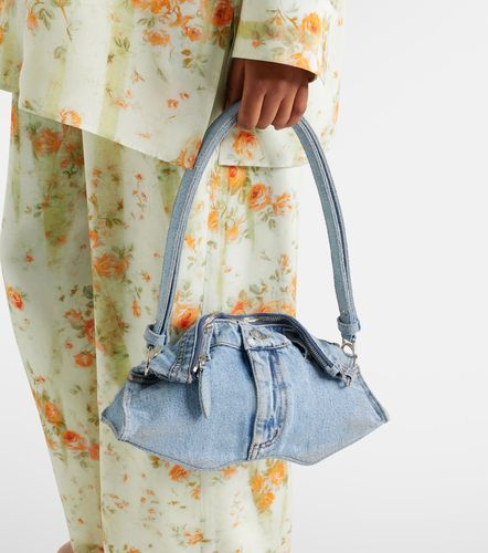 Manta Small denim shoulder bag - McQueen - Modalova