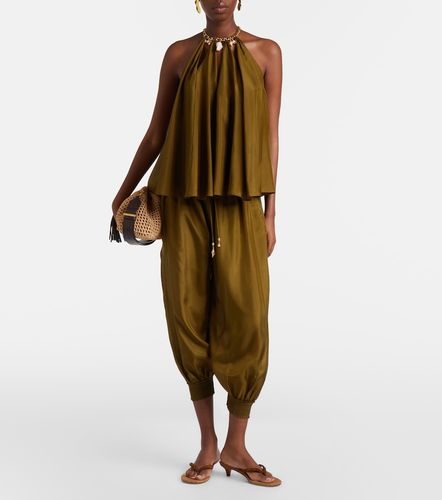 Mahon embellished silk top - Zimmermann - Modalova