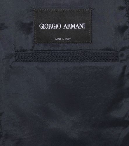 Blazer de punto gofre - Giorgio Armani - Modalova