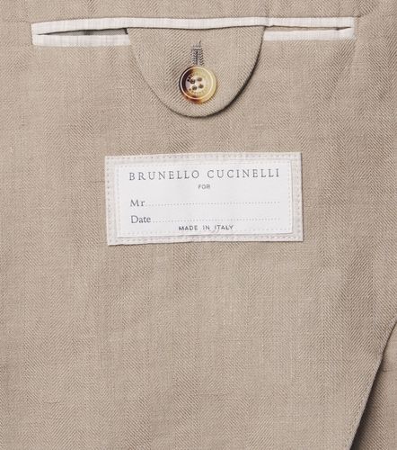 Brunello Cucinelli Blazer de lino - Brunello Cucinelli - Modalova