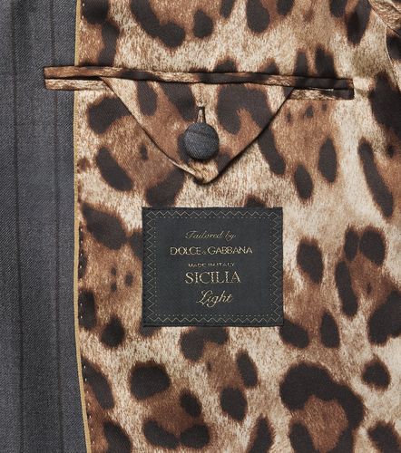 Pinstripe virgin wool blazer - Dolce&Gabbana - Modalova
