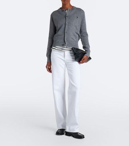 Ami Paris Ami de Cour wool cardigan - Ami Paris - Modalova