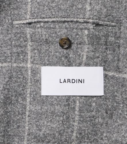 Checked alpaca and wool-blend blazer - Lardini - Modalova