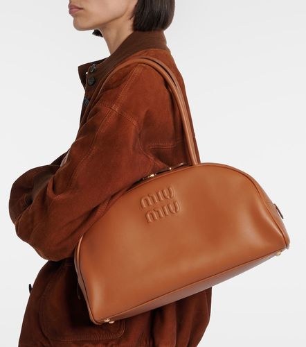 Beau Large leather shoulder bag - Miu Miu - Modalova