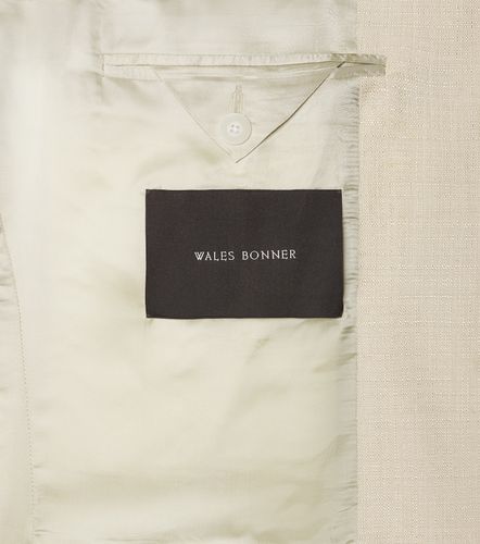 Wales Bonner Blazer Alto con satén - Wales Bonner - Modalova