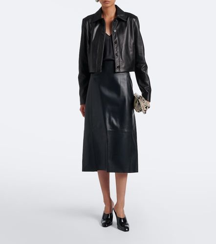 Vince Cropped leather jacket - Vince - Modalova
