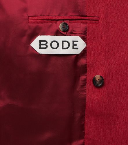 Bode Blazer doppiopetto in lino - Bode - Modalova