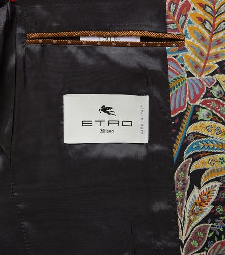 Etro Roma printed wool-blend blazer - Etro - Modalova
