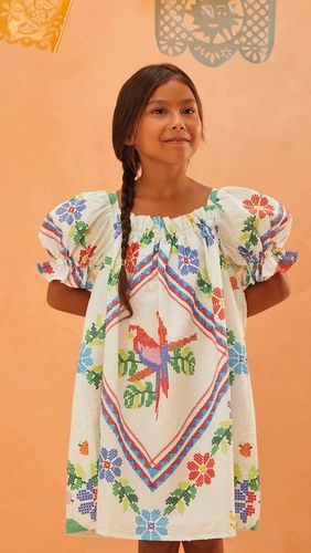 Fábula Vestido de algodón bordado - Fabula - Modalova