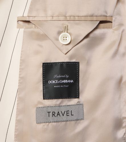 Blazer de mezcla de algodón a rayas - Dolce&Gabbana - Modalova
