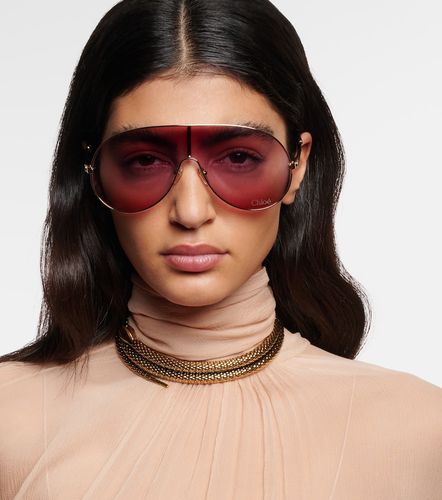Chloe Aly shield sunglasses - Chloe - Modalova