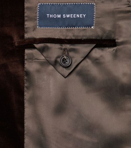 Blazer de terciopelo de algodón - Thom Sweeney - Modalova