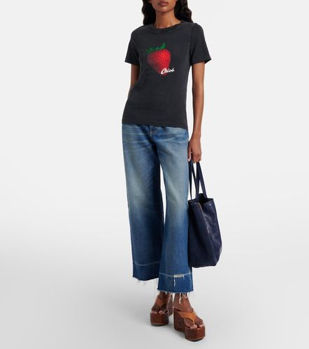 Chloé Camiseta de jersey de algodón estampada - Chloe - Modalova