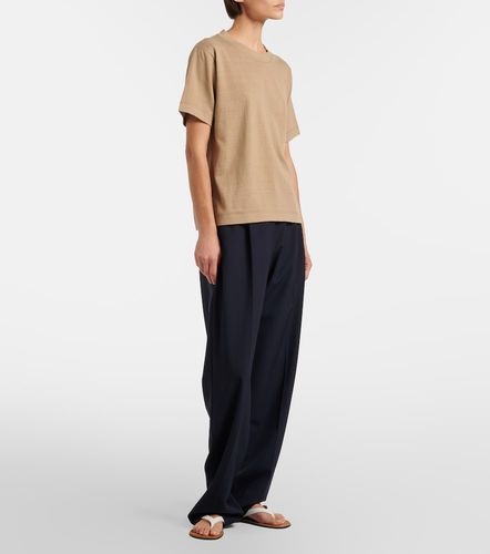 T-shirt Orlan in misto cotone e seta - The Row - Modalova