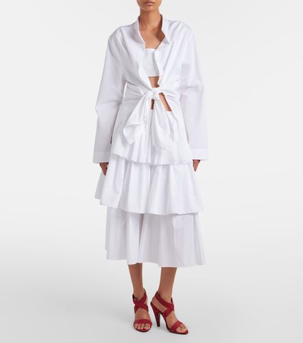 Alaïa Blusa in popeline di cotone - Alaia - Modalova