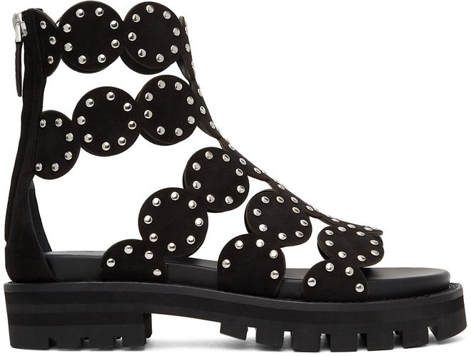 ALAÏA Black Platform Sandals - ALAÏA - Modalova