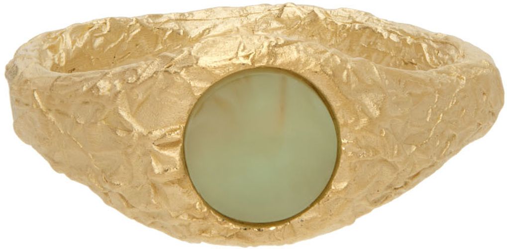 SSENSE Exclusive Gold Crumple Ring - Completedworks - Modalova