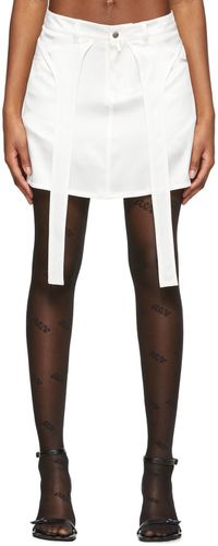 C White Silk Mini Skirt - 032c - Modalova