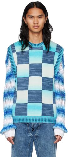 AGR Blue Cotton Vest - AGR - Modalova